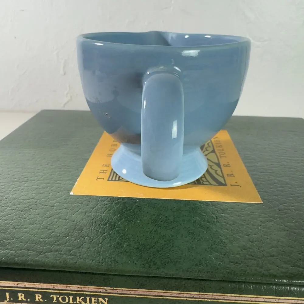 Vintage Homer Laughlin Genuine Fiesta Blue Creamer Dish‎ PLEASE READ